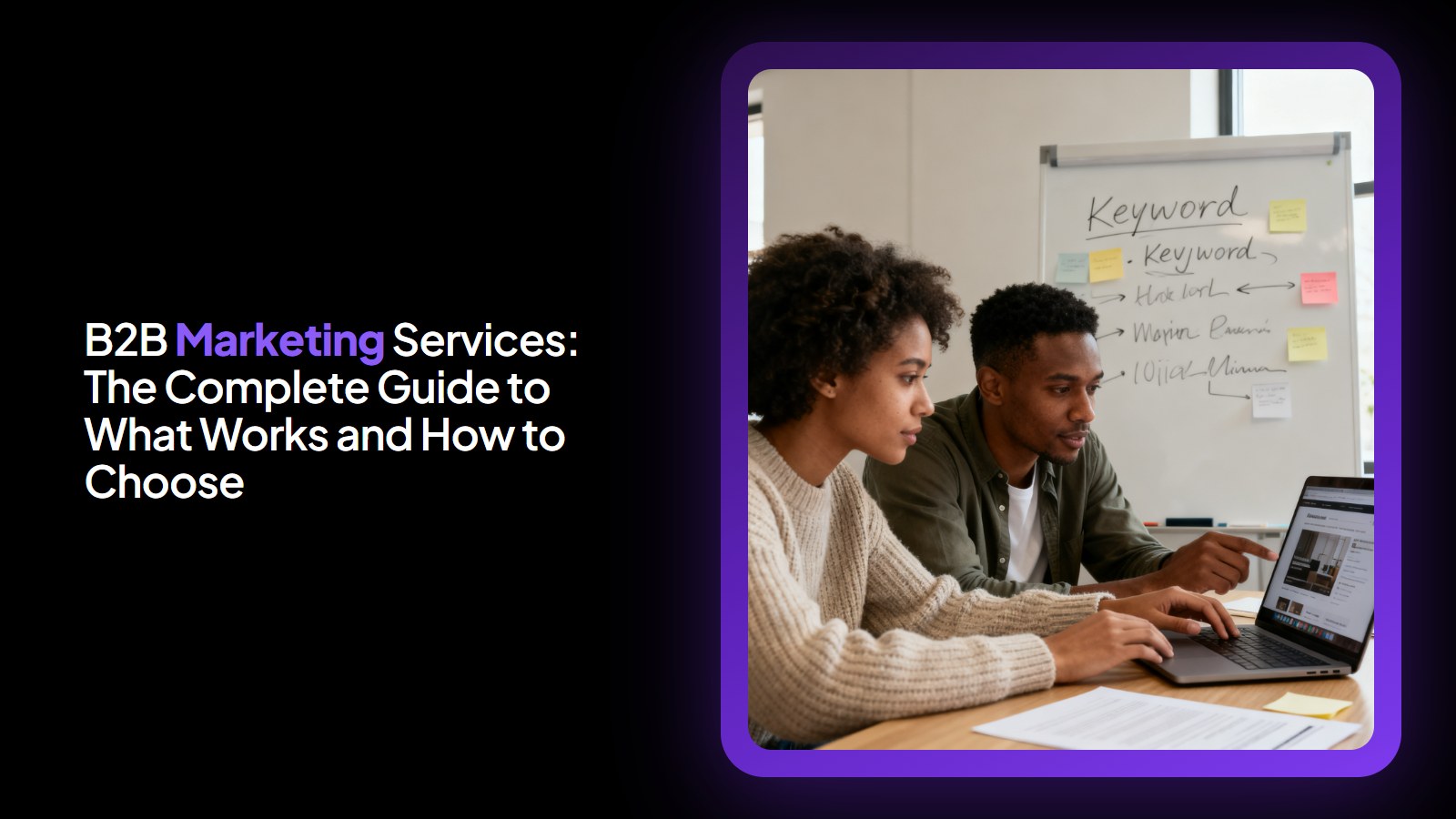B2B Marketing Services: The Complete Guide to What Works and How to Choose