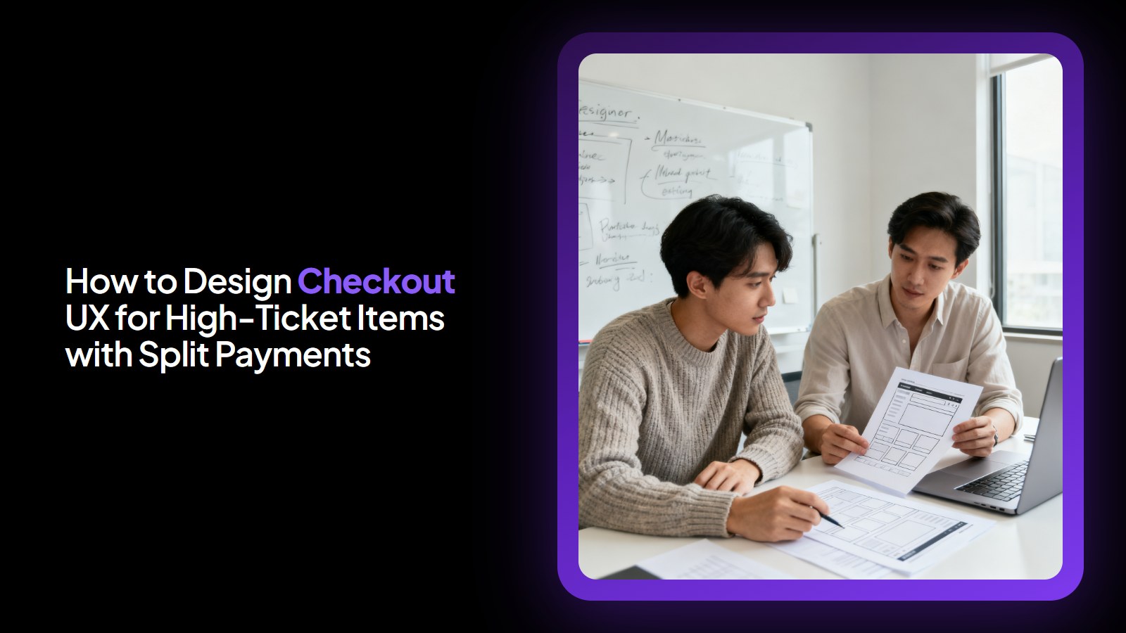 How to Design Checkout UX for High-Ticket Items with Split Payments