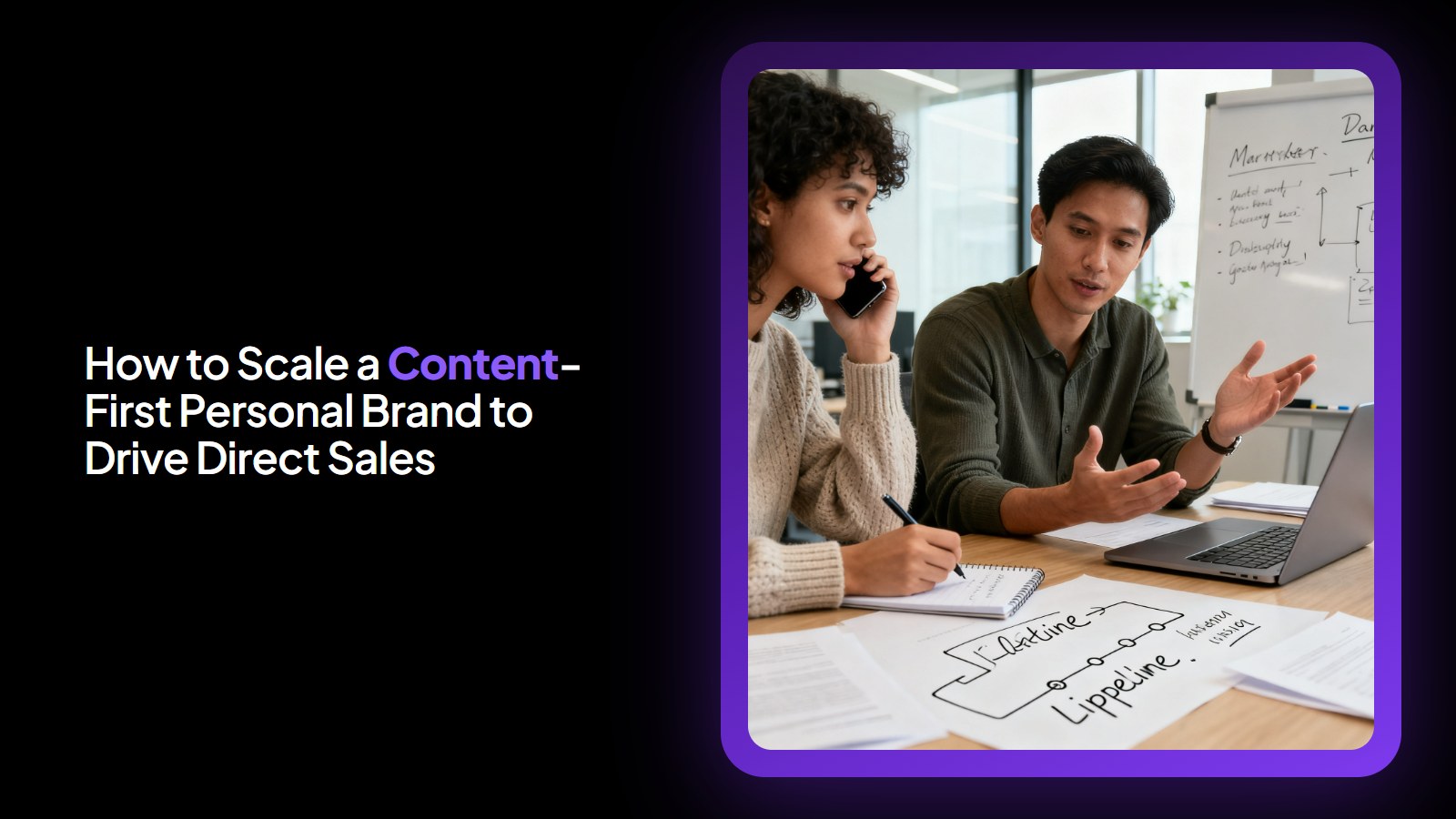 How to Scale a Content-First Personal Brand to Drive Direct Sales