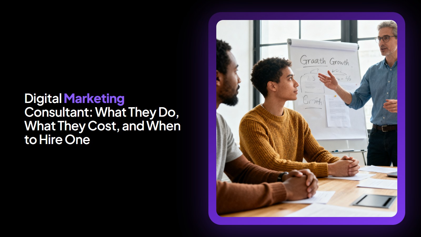 Digital Marketing Consultant: What They Do, What They Cost, and When to Hire One
