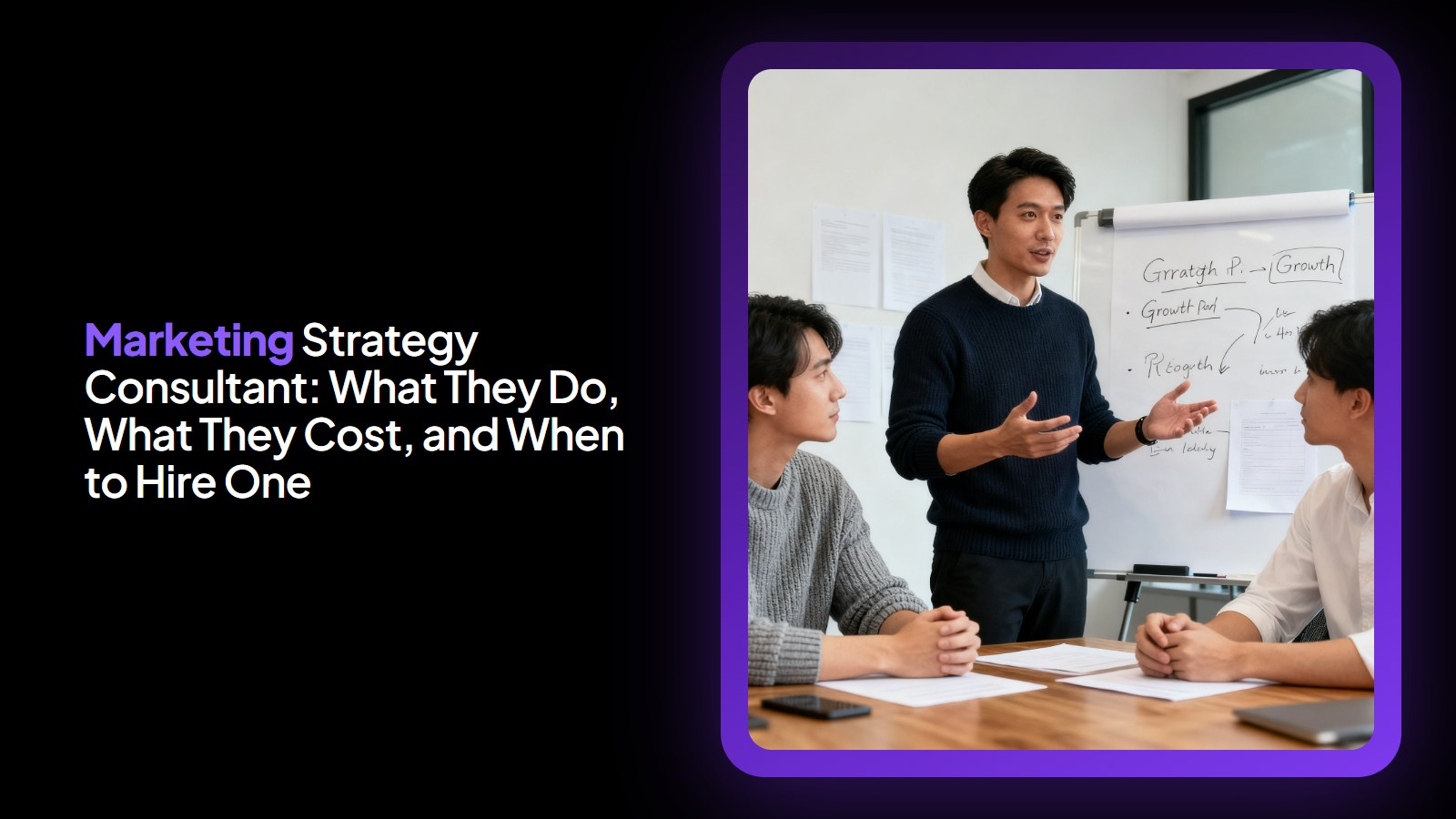 Marketing Strategy Consultant: What They Do, What They Cost, and When to Hire One