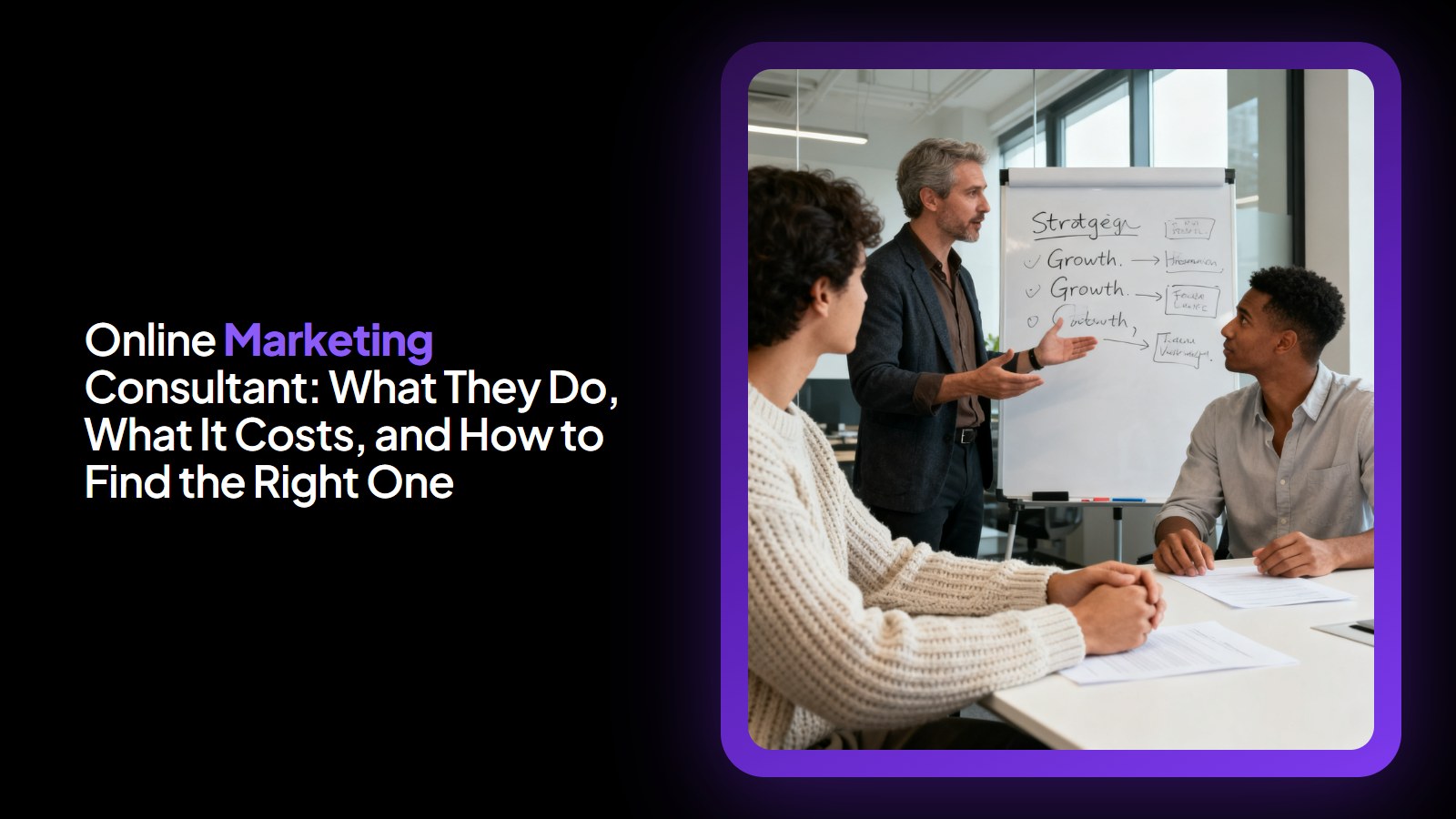 Online Marketing Consultant: What They Do, What It Costs, and How to Find the Right One