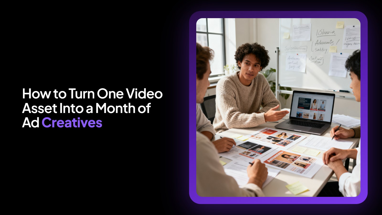 How to Turn One Video Asset Into a Month of Ad Creatives
