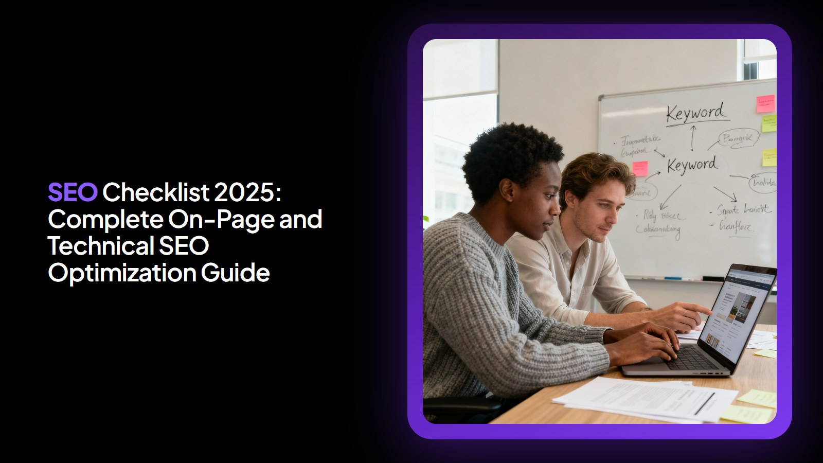 SEO Checklist 2025: Complete On-Page and Technical SEO Optimization Guide
