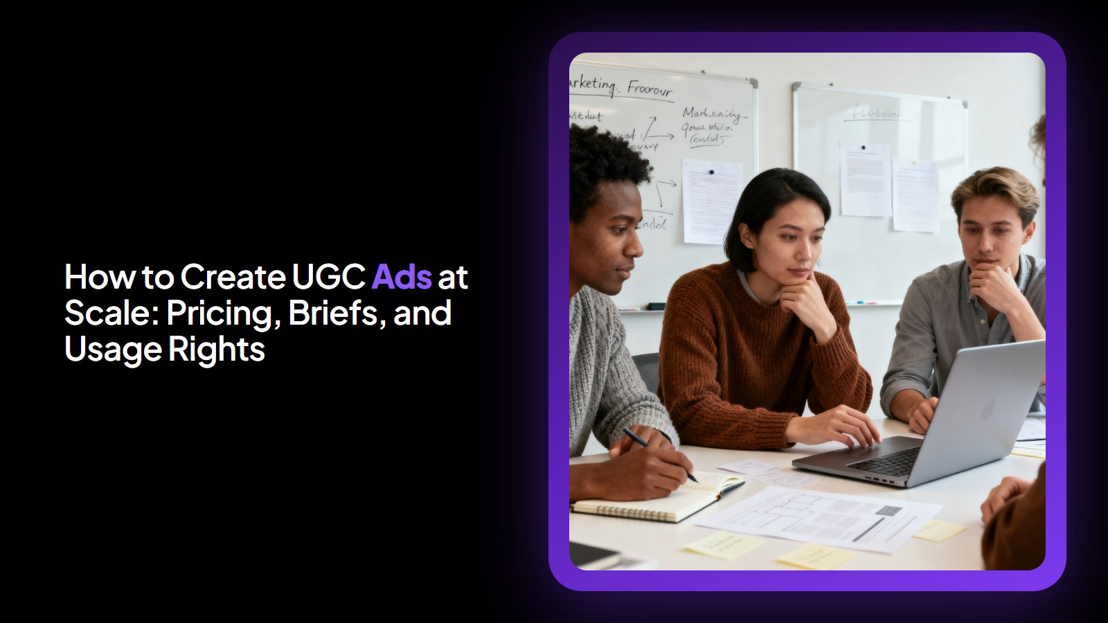 How to Create UGC Ads at Scale: Pricing, Briefs, and Usage Rights